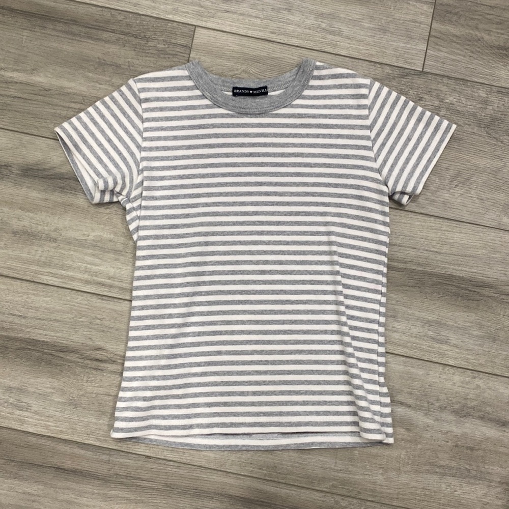 brandy melville striped hailie top